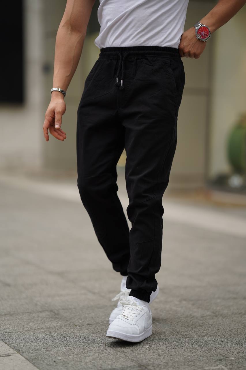 מכנס אלגנטי מבד LD88 שחור