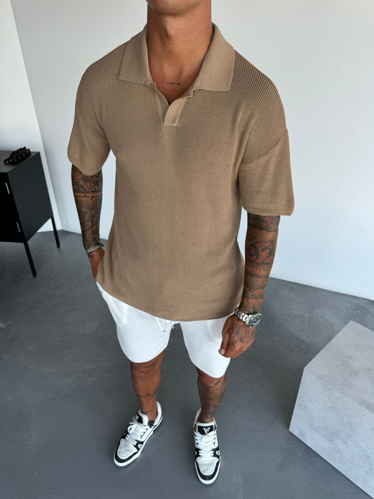 חולצת פולו אוברסייז ביג׳