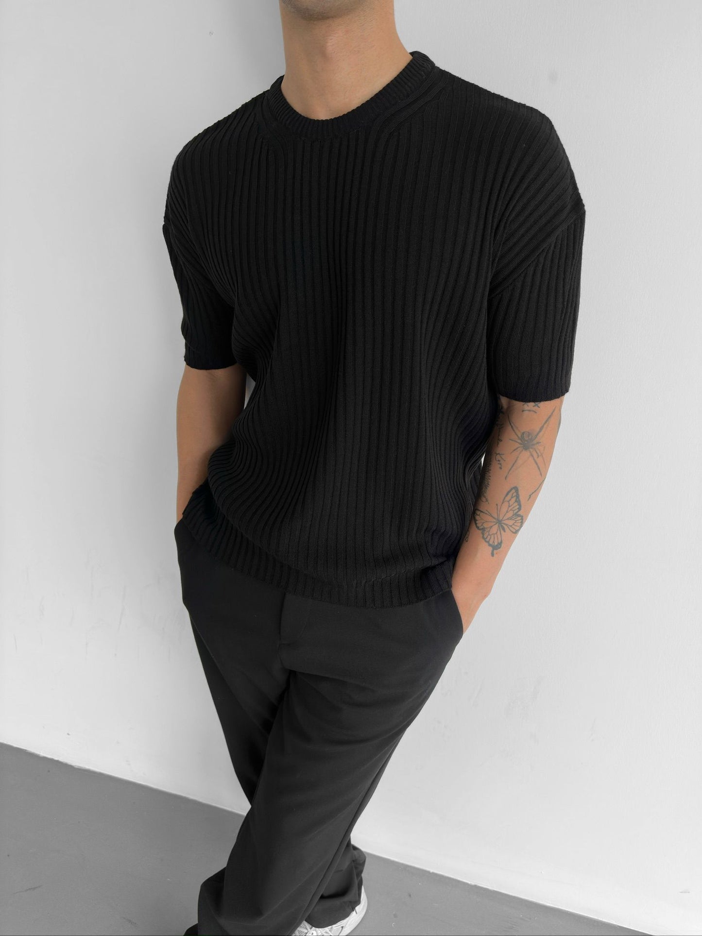 חולצה אוברסייז L88 שחורה