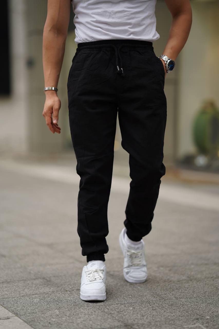 מכנס אלגנטי מבד LD88 שחור