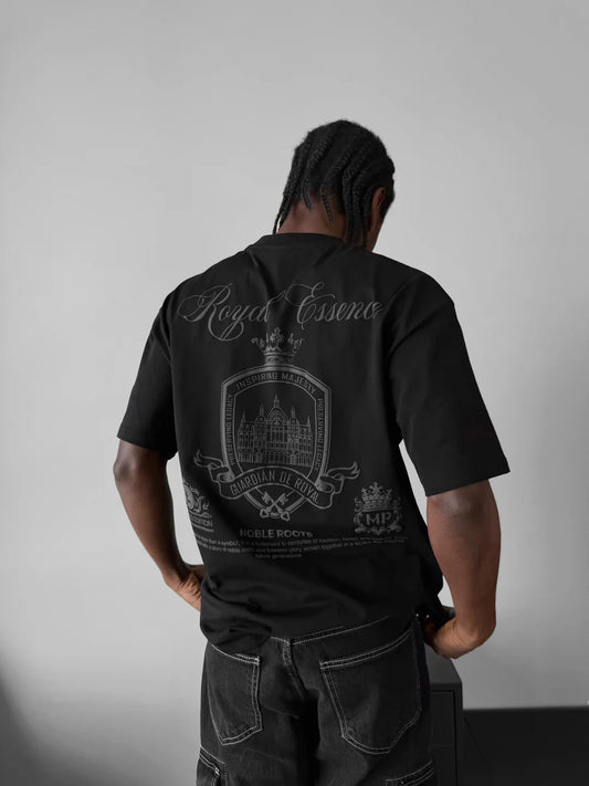 חולצה אוברסייז Royal שחורה